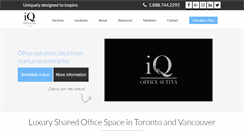 Desktop Screenshot of iqoffice.ca